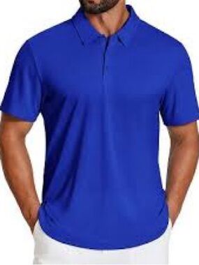 Hugo Boss Blue Short-Sleeve Polo 736